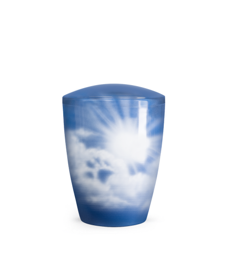 Tierurne Airbrush Wolken