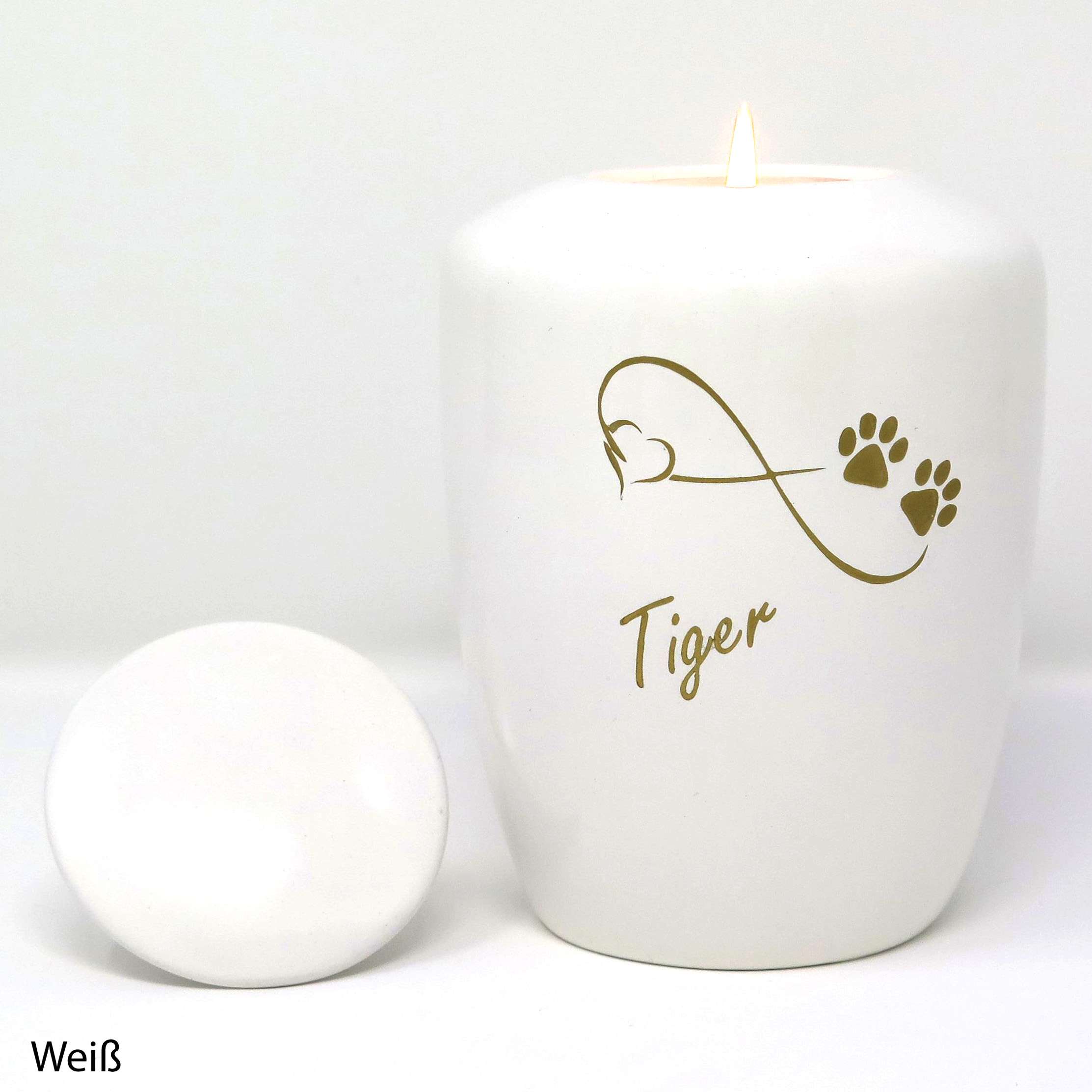 Tierurne Teelicht Endlose Liebe – Bild 2