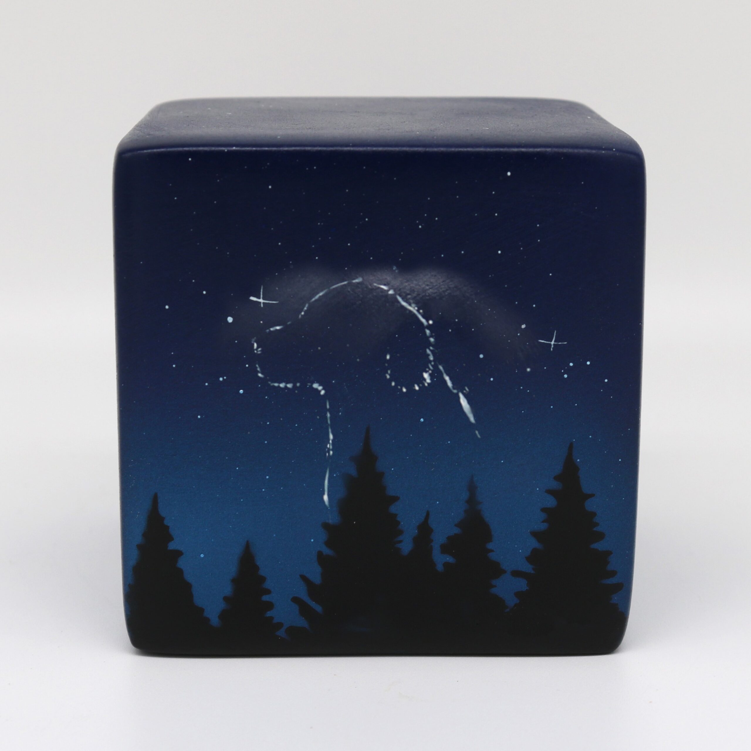 Hundeurne Sternenhund Würfel